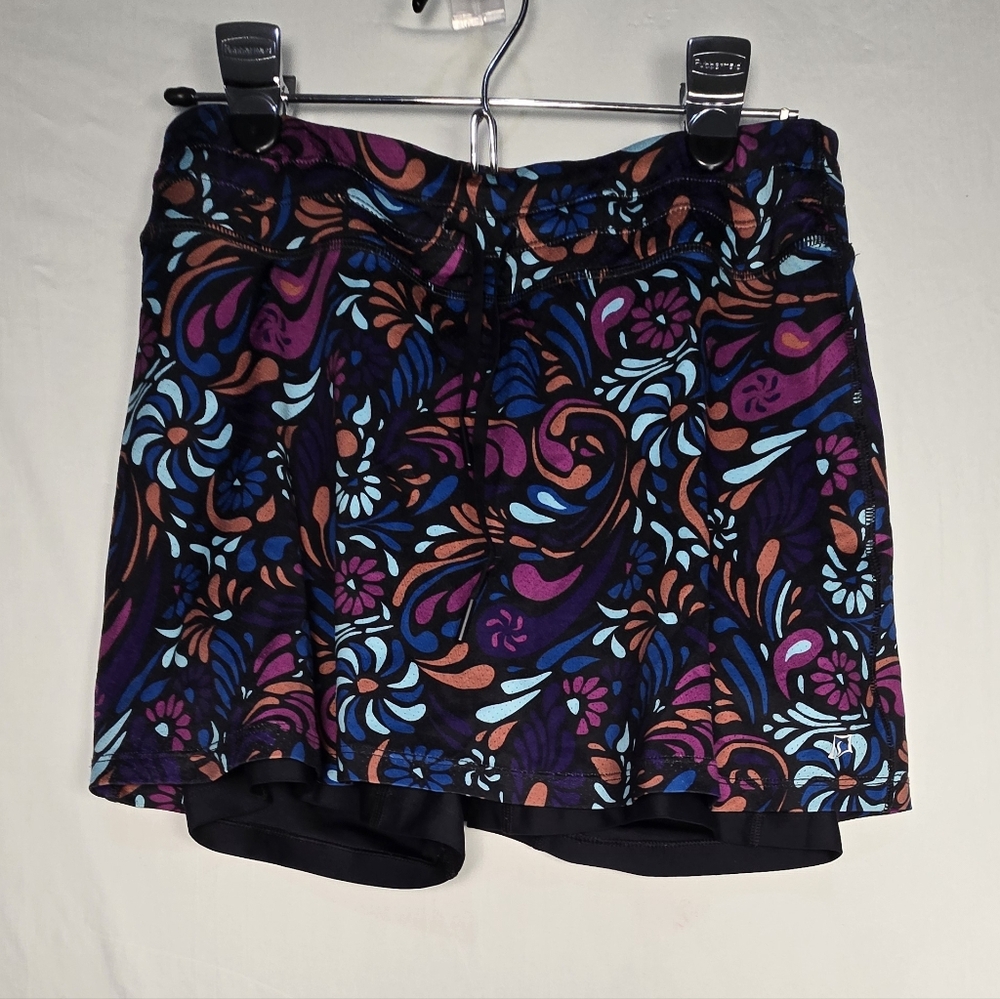 SkirtSports Lotta Breeze "Bonita" print Skort Shorts Small
